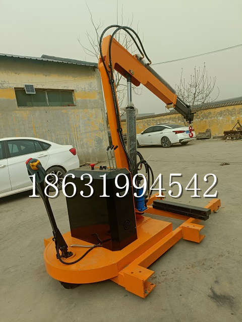 张北县自卸车厢随车吊 自制轮式四不像起重机 四驱平板吊 5吨 贵盛